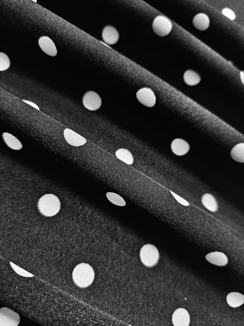 [Vintage Polka Dot Dress] French Vintage Style V-Neck Polka Dot Halter Sleeveless Backless Long Dress for Women - New Summer Collection