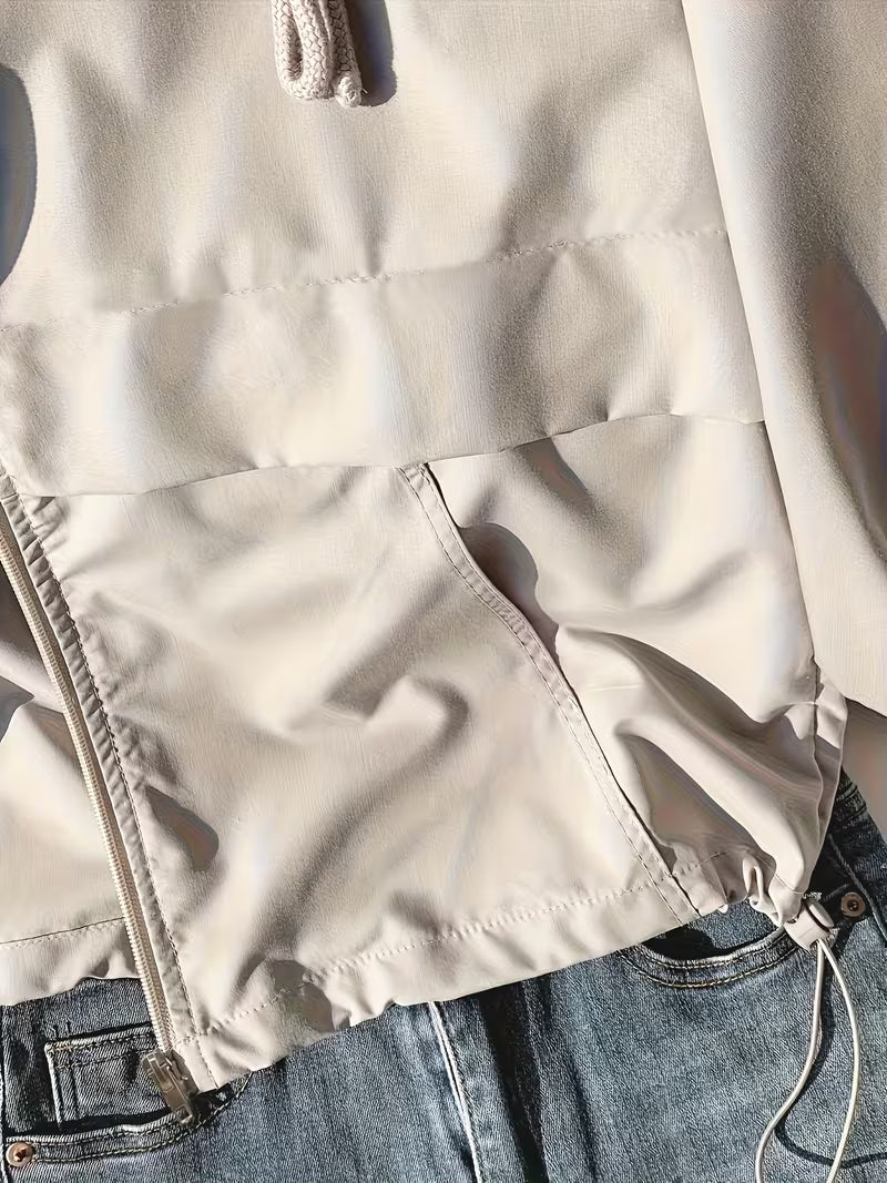 Women'S Beige Trench Coat | Lightweight Non-Stretchy Jacket