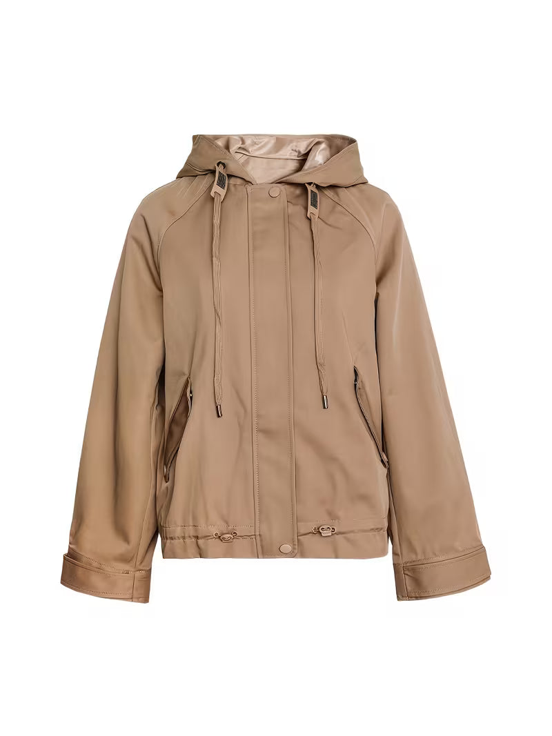 Premium Women'S Apparel Made from Combed for Spring And Autumn 2024 Featuring Long Sleeves And a Hoodie
